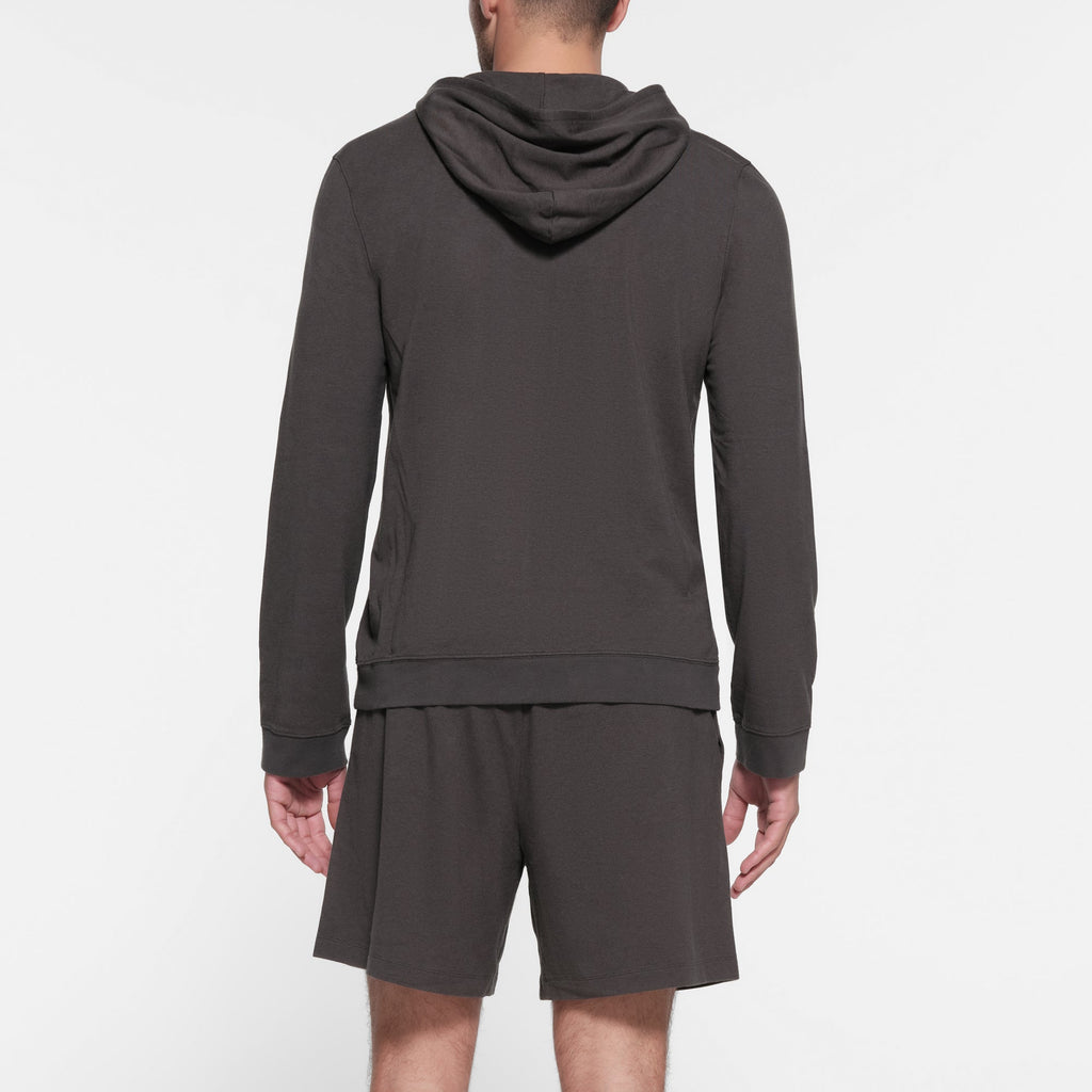 JERSEY LOUNGE MENS HOODIE | ASH