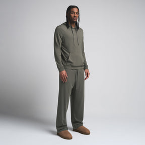 JERSEY LOUNGE MENS HOODIE | BASIL