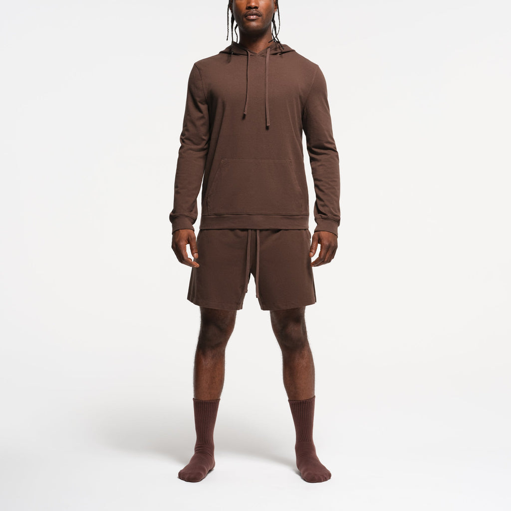 JERSEY LOUNGE MENS HOODIE | MUD