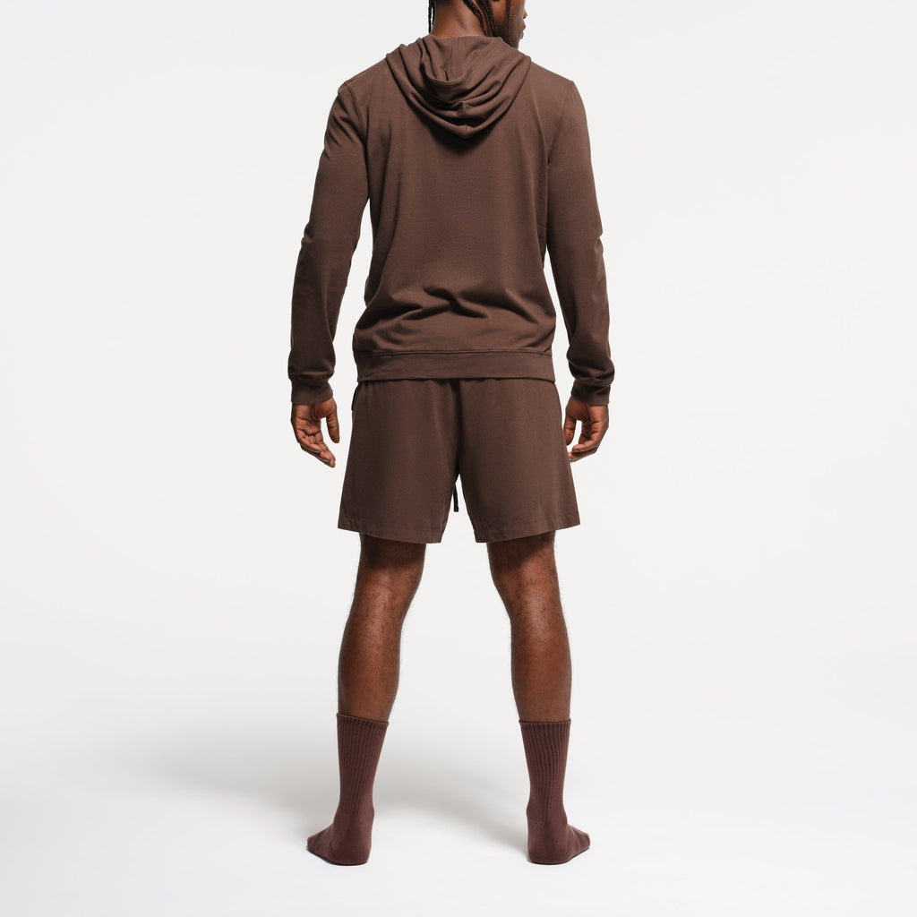JERSEY LOUNGE MENS HOODIE | MUD