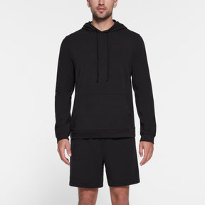 JERSEY LOUNGE MENS HOODIE | OBSIDIAN