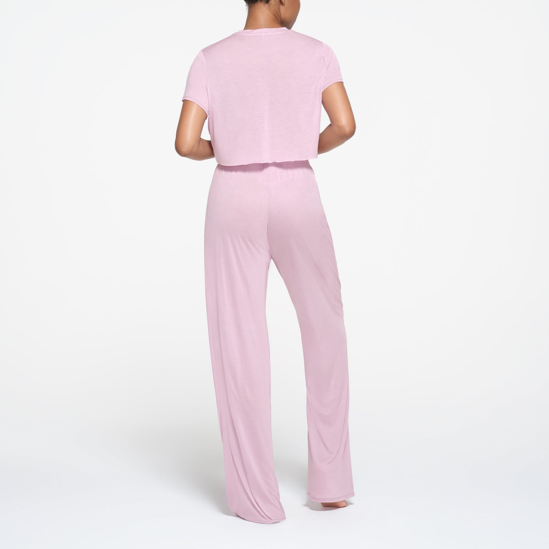 KIMS SLEEP CROPPED T-SHIRT | ORCHID