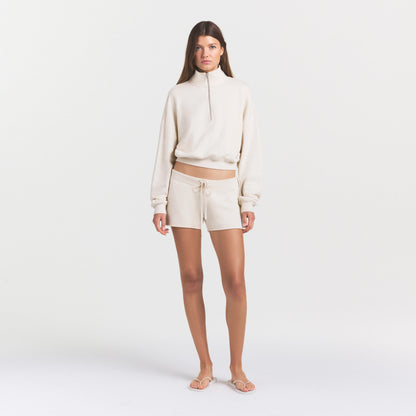 Drapey French Terry Half Zip