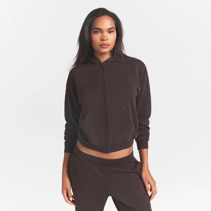 French Terry Zip Up Hoodie