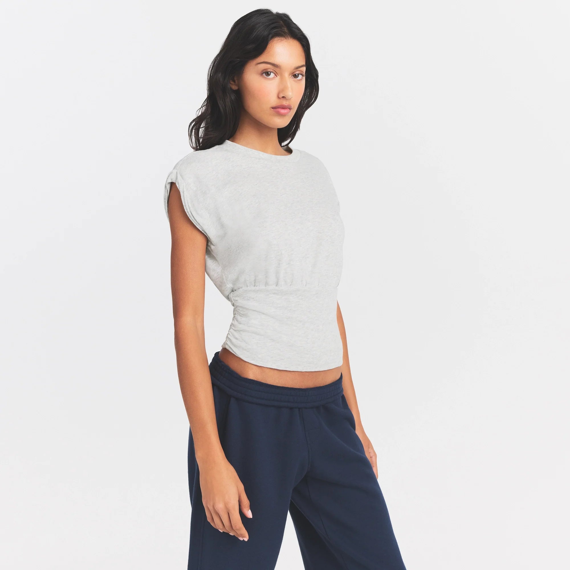 Worn in Jersey Ruched Tee