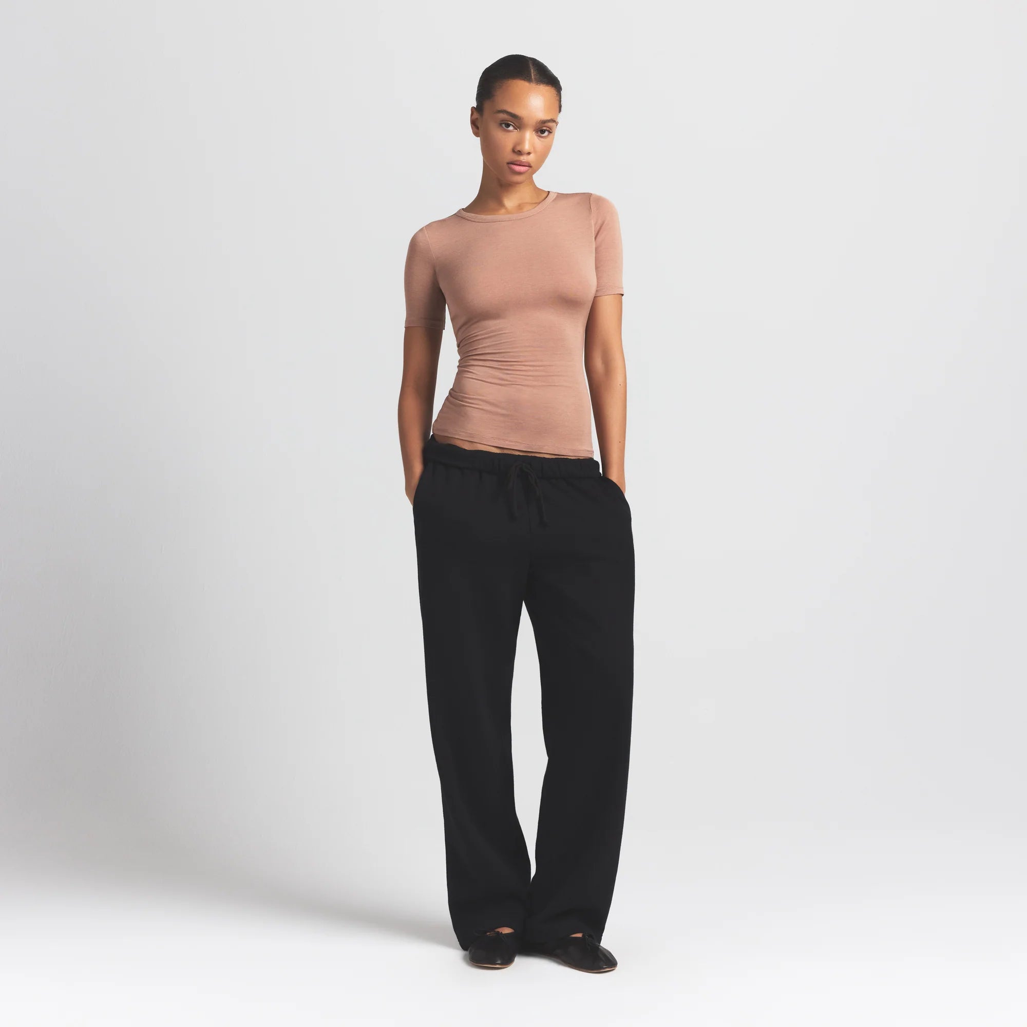Sheer Modal Long T-shirt