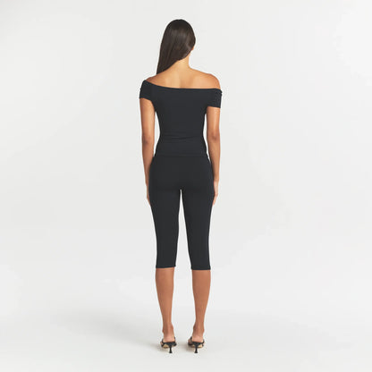 Smooth Layers Asymmetrical Off the Shoulder Top
