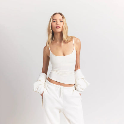 Cotton Jersey Scoop Neck Cami