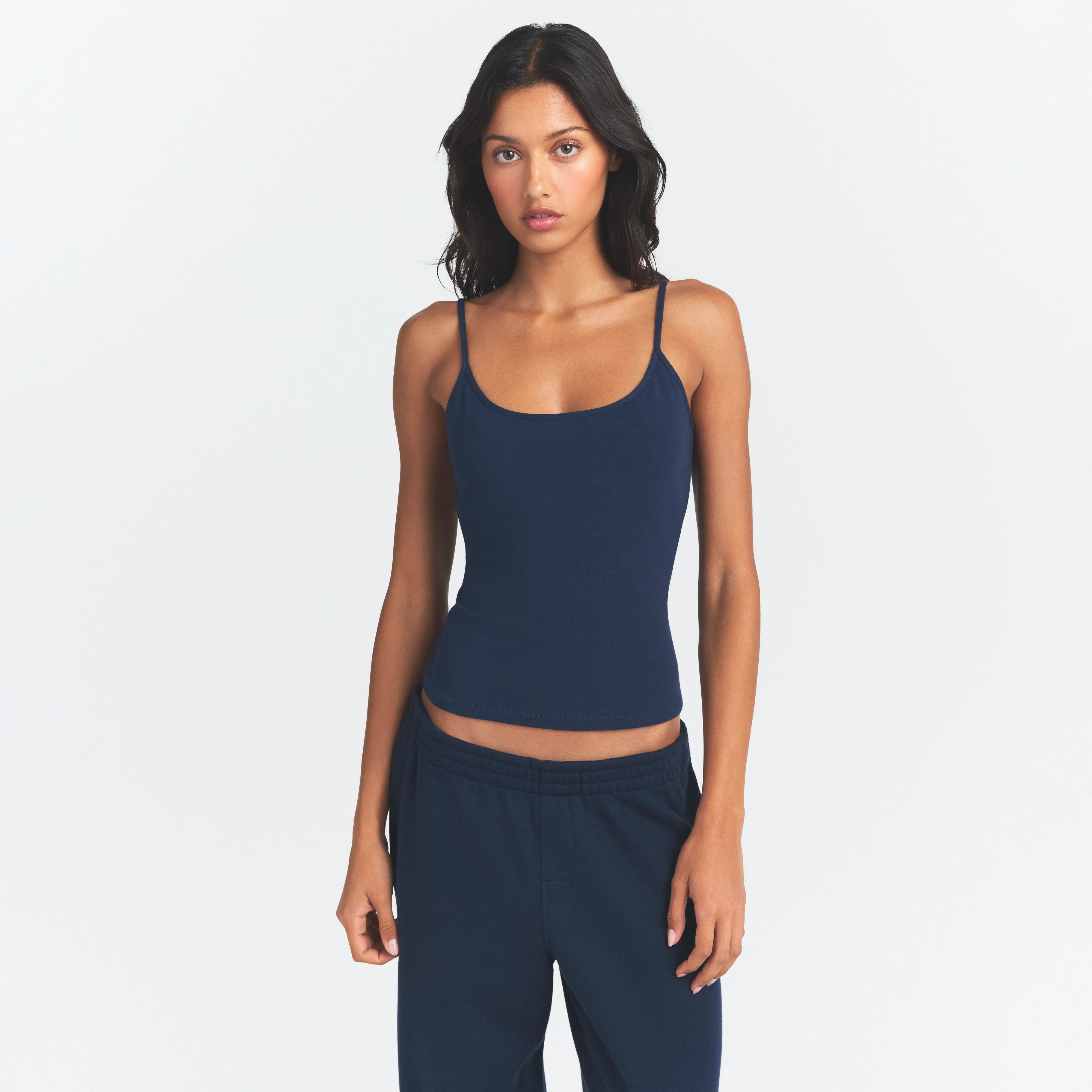 Cotton Jersey Scoop Neck Cami