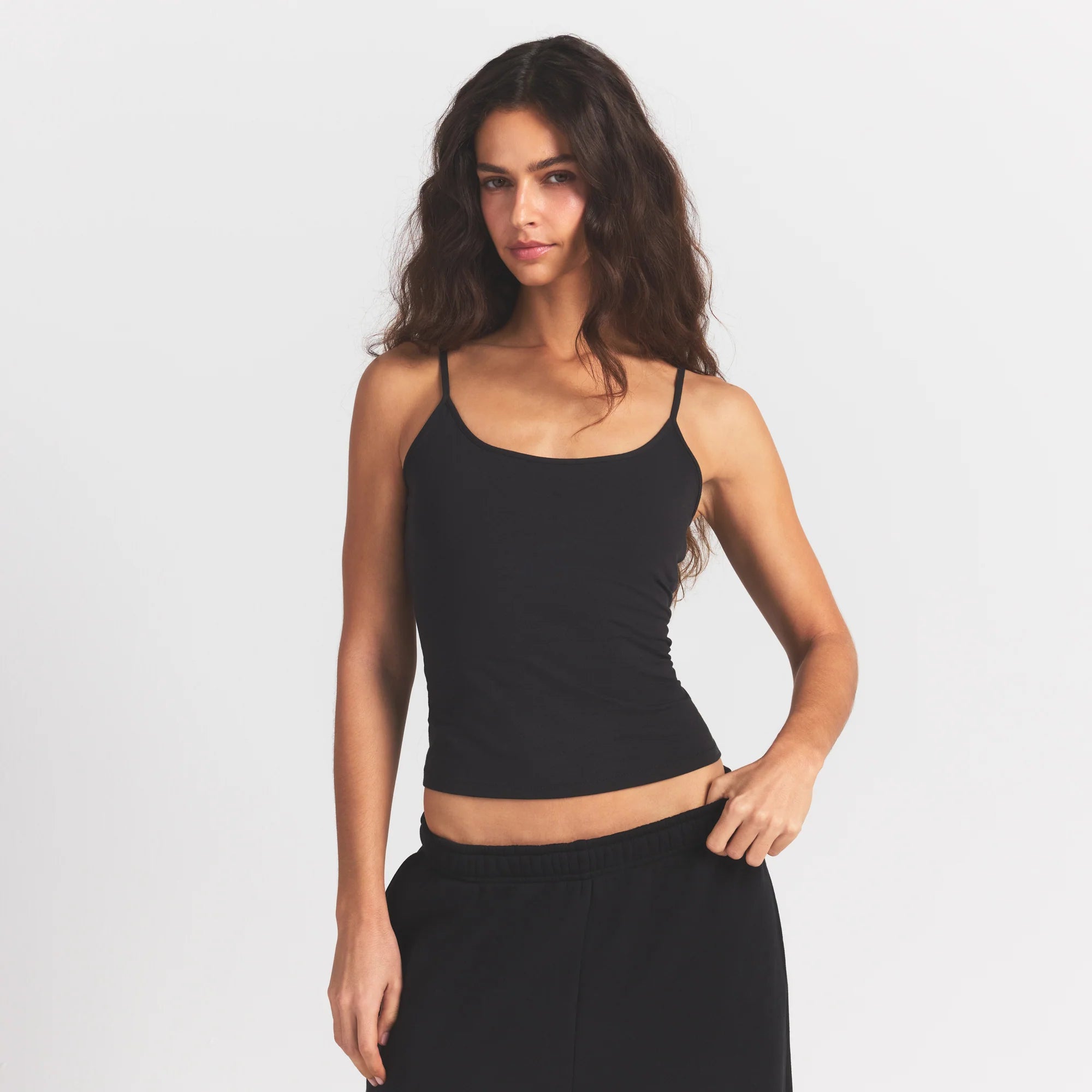 Cotton Jersey Scoop Neck Cami