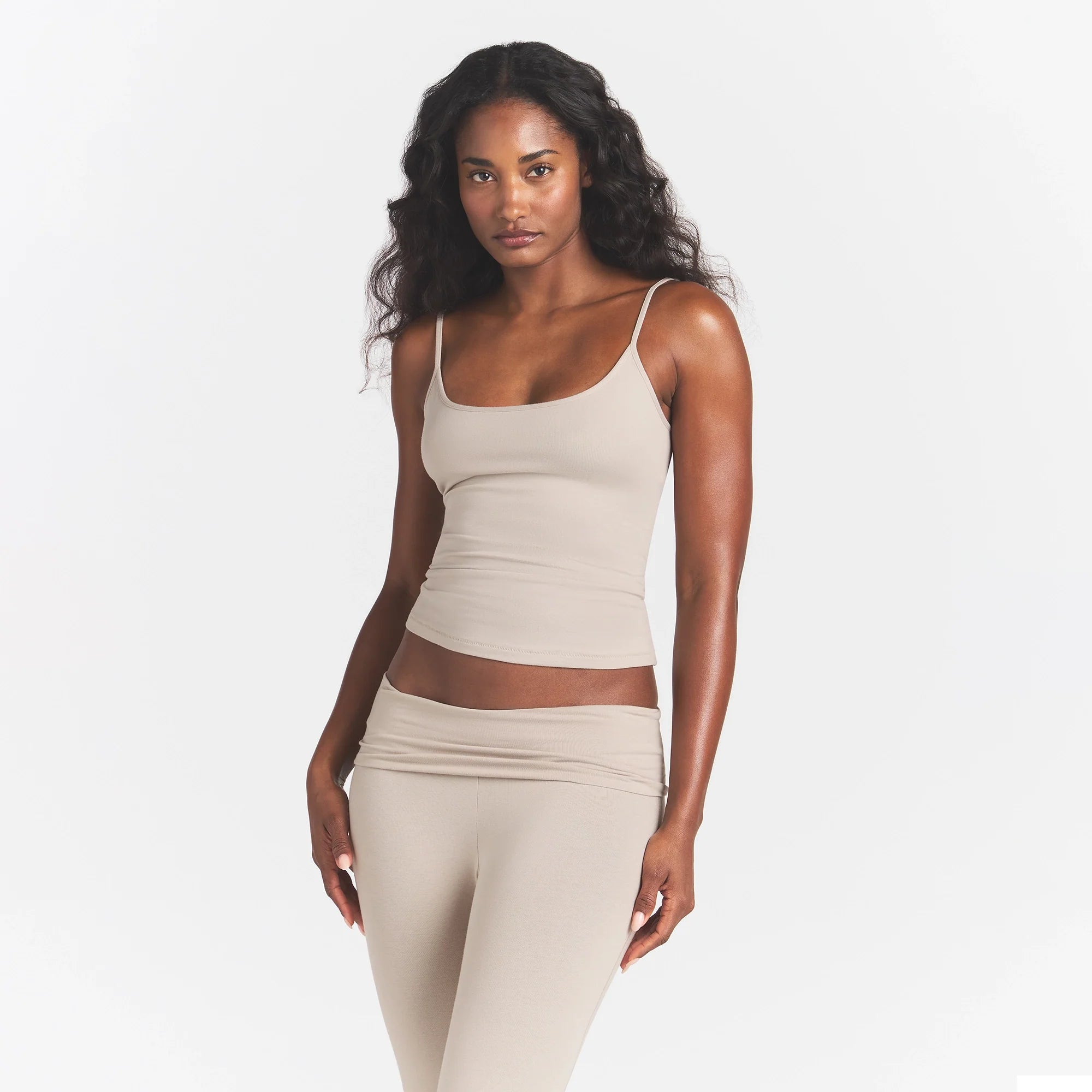 Cotton Jersey Scoop Neck Cami