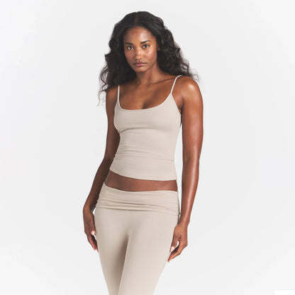 Cotton Jersey Scoop Neck Cami