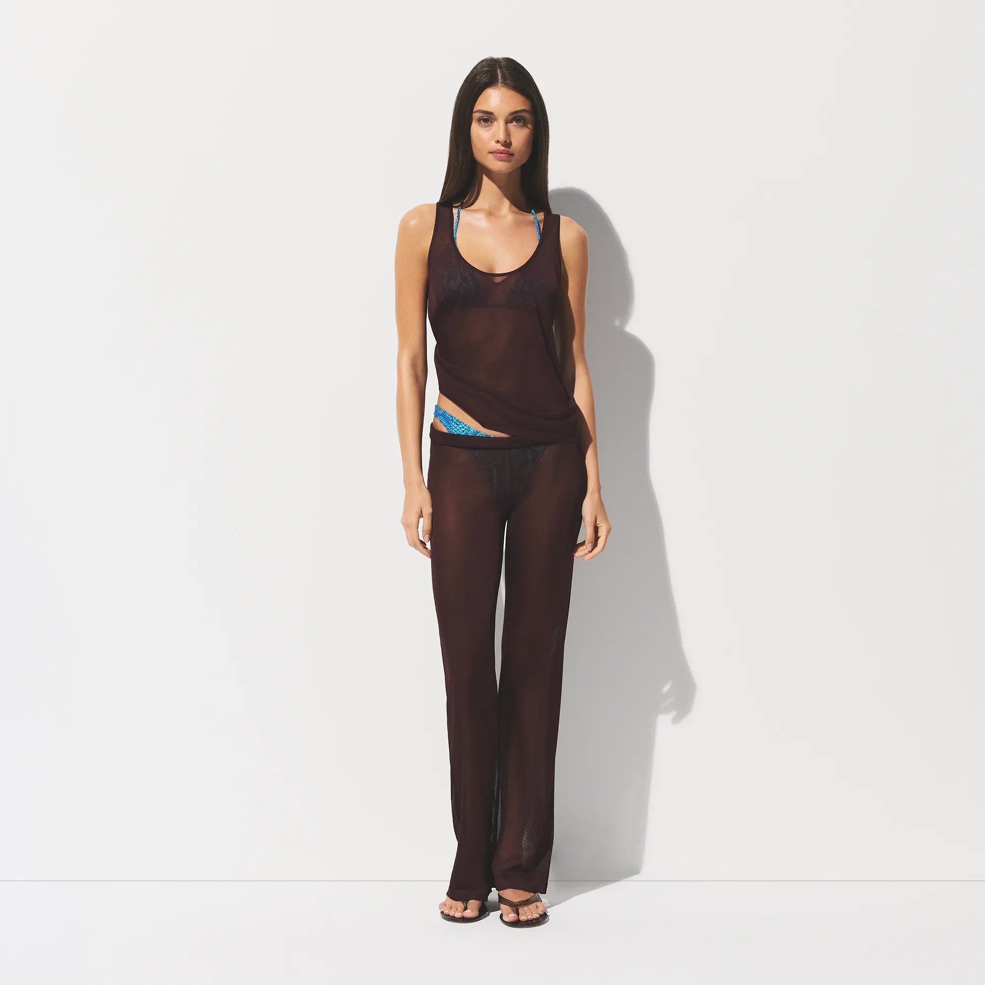 Slinky Knit Scoop Long Tank