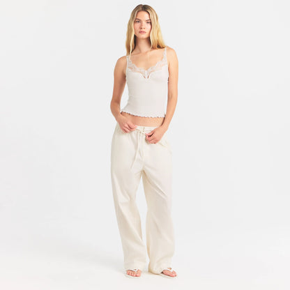 Rib Knit Lace Cami