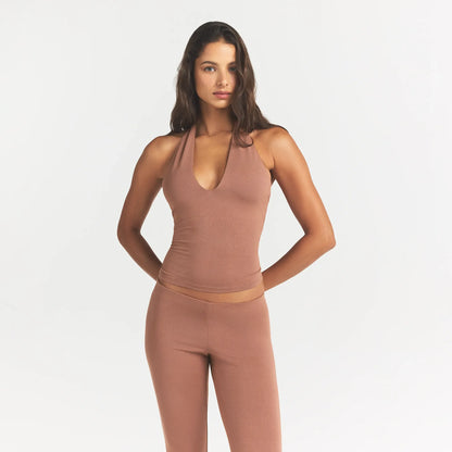 Smooth Layers Halter Top