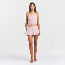 Poplin Apparel Ruffle Cami