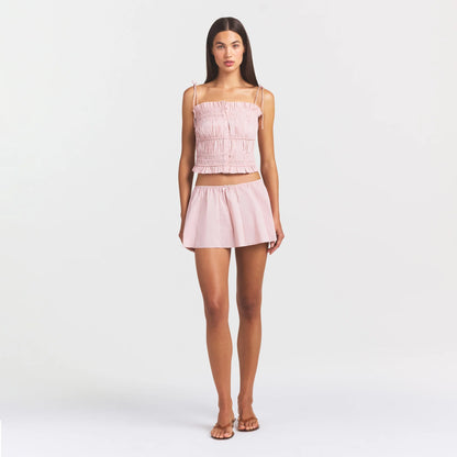 Poplin Apparel Ruffle Cami