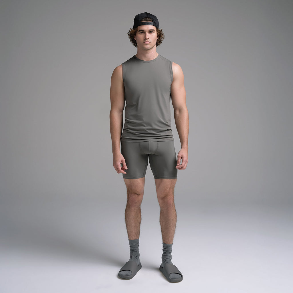 SKIMS FLEX MENS MUSCLE TANK | GUNMETAL