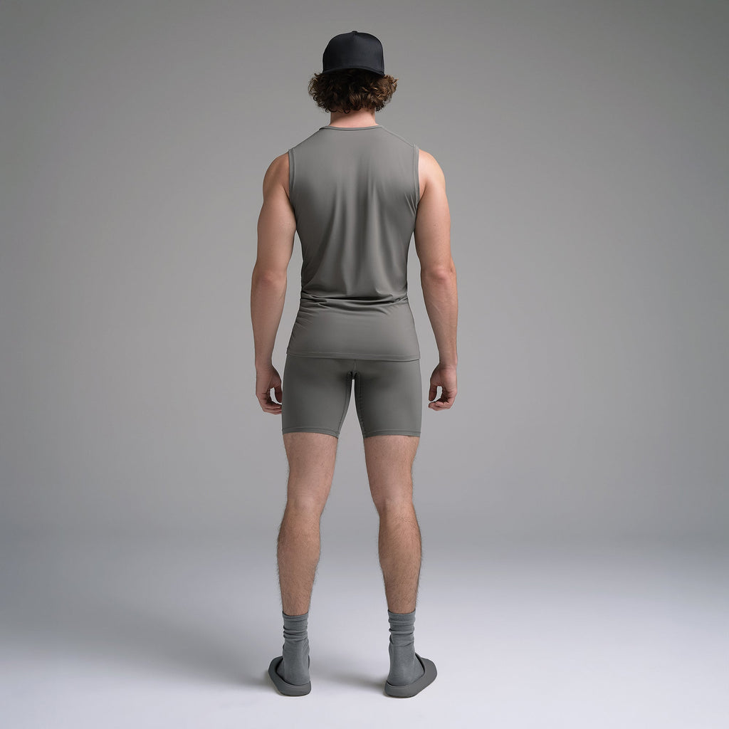 SKIMS FLEX MENS MUSCLE TANK | GUNMETAL