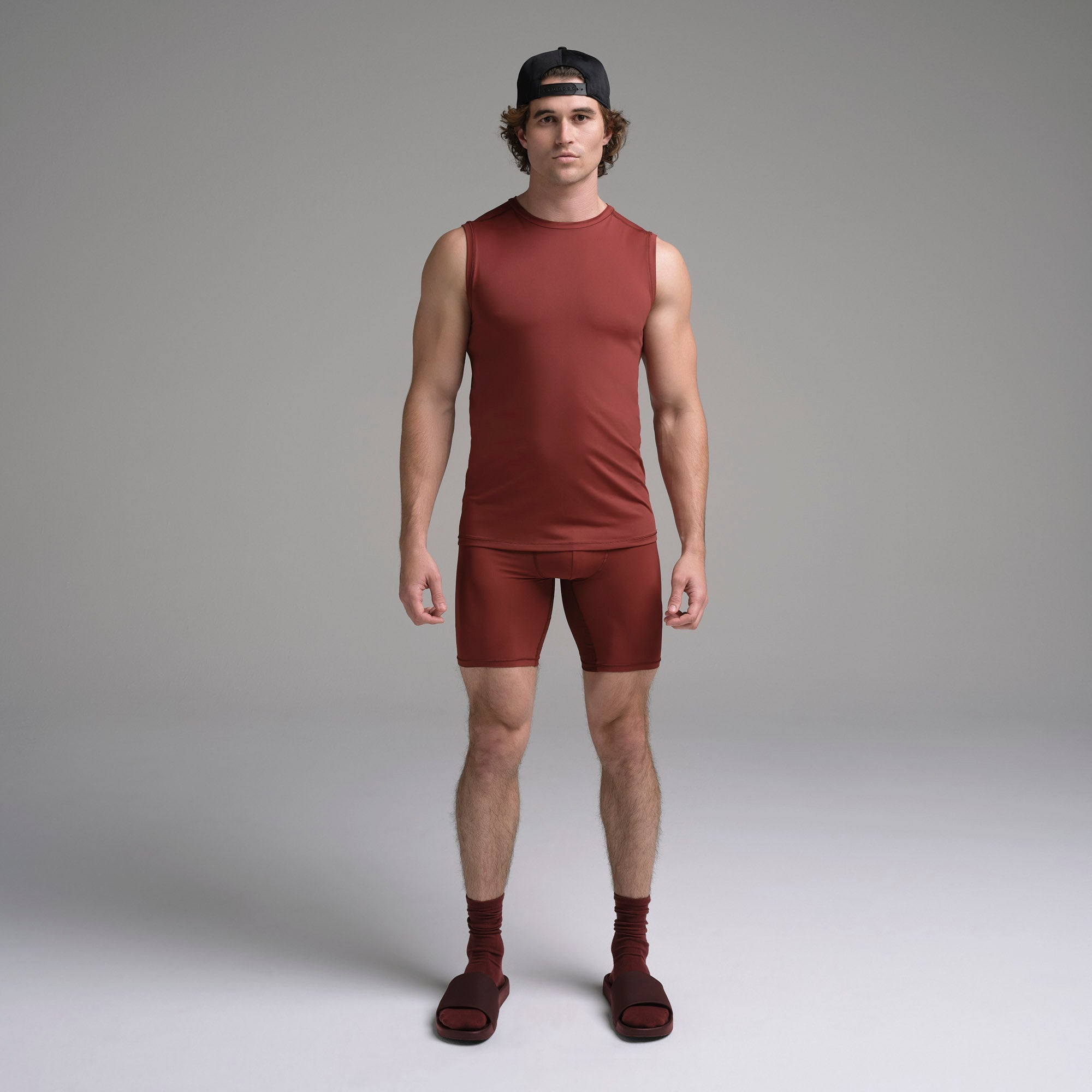 SKIMS FLEX MENS MUSCLE TANK | SANGRIA