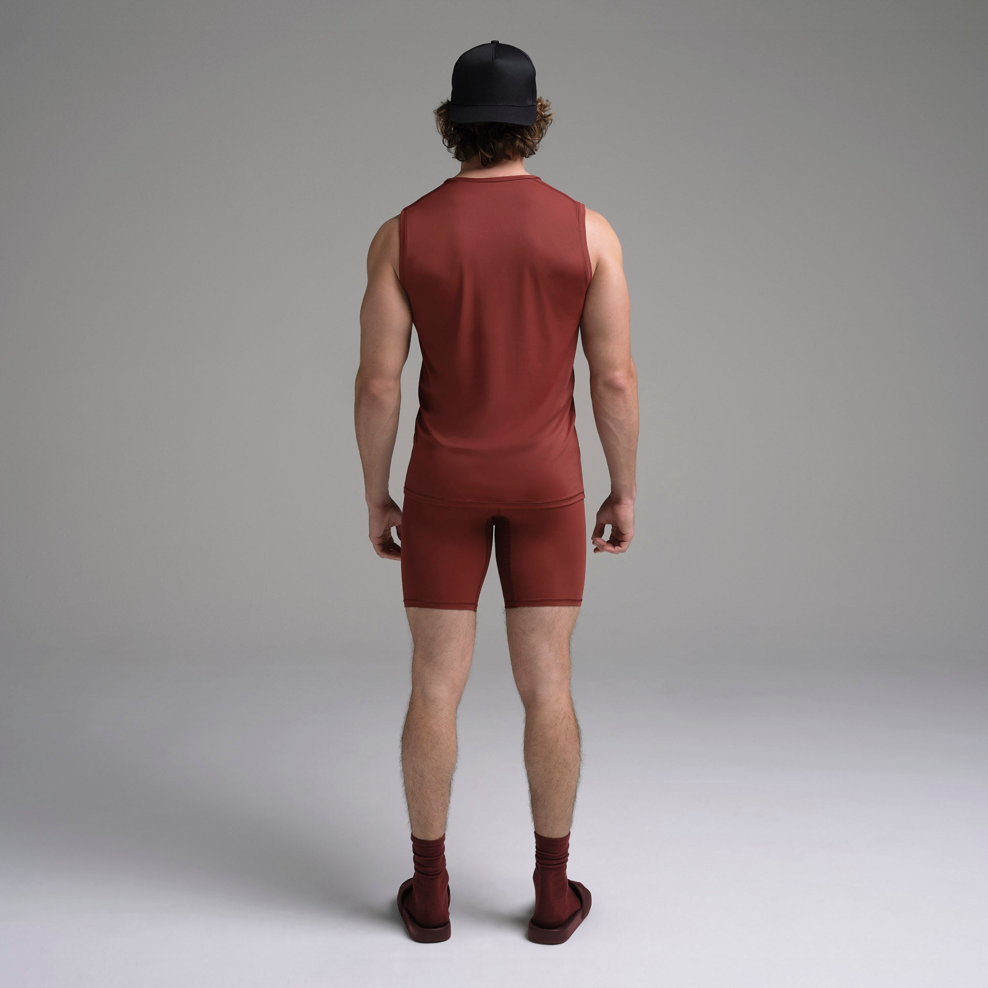 SKIMS FLEX MENS MUSCLE TANK | SANGRIA