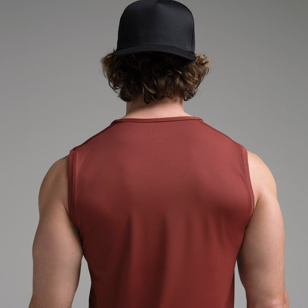 SKIMS FLEX MENS MUSCLE TANK | SANGRIA