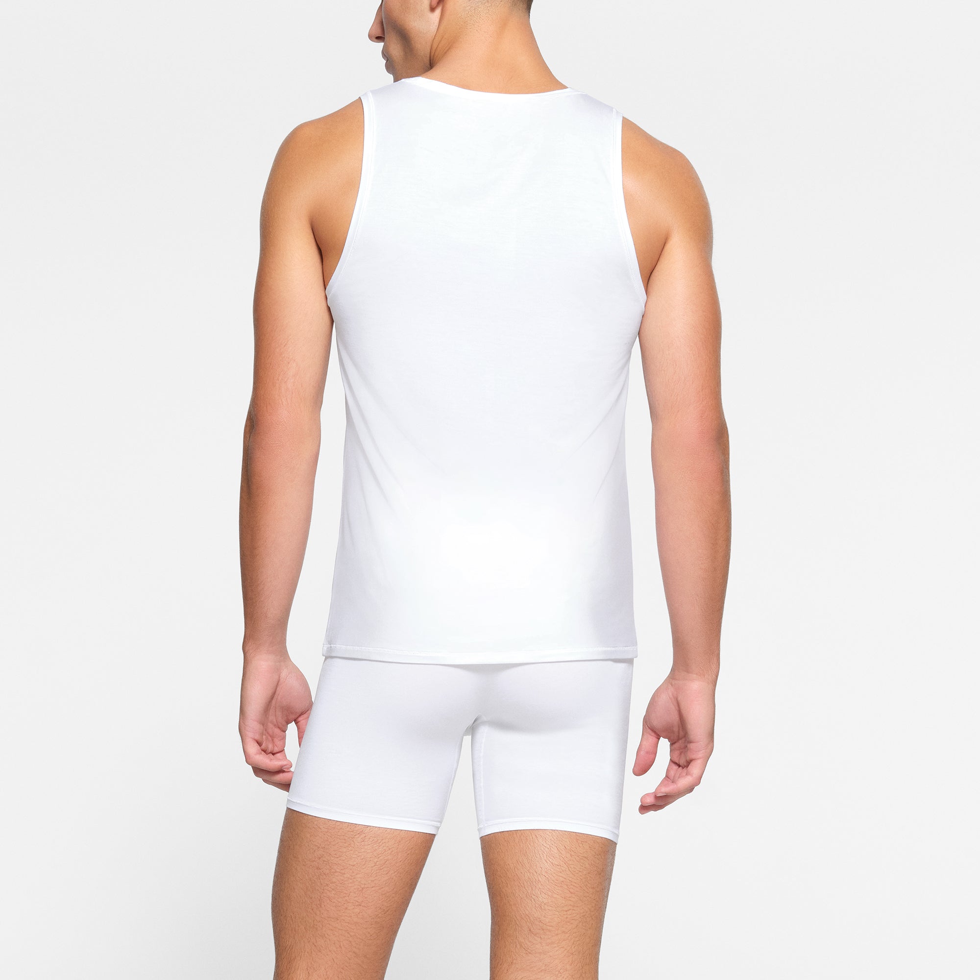 SKIMS STRETCH MENS TANK 3-PACK | CHALK