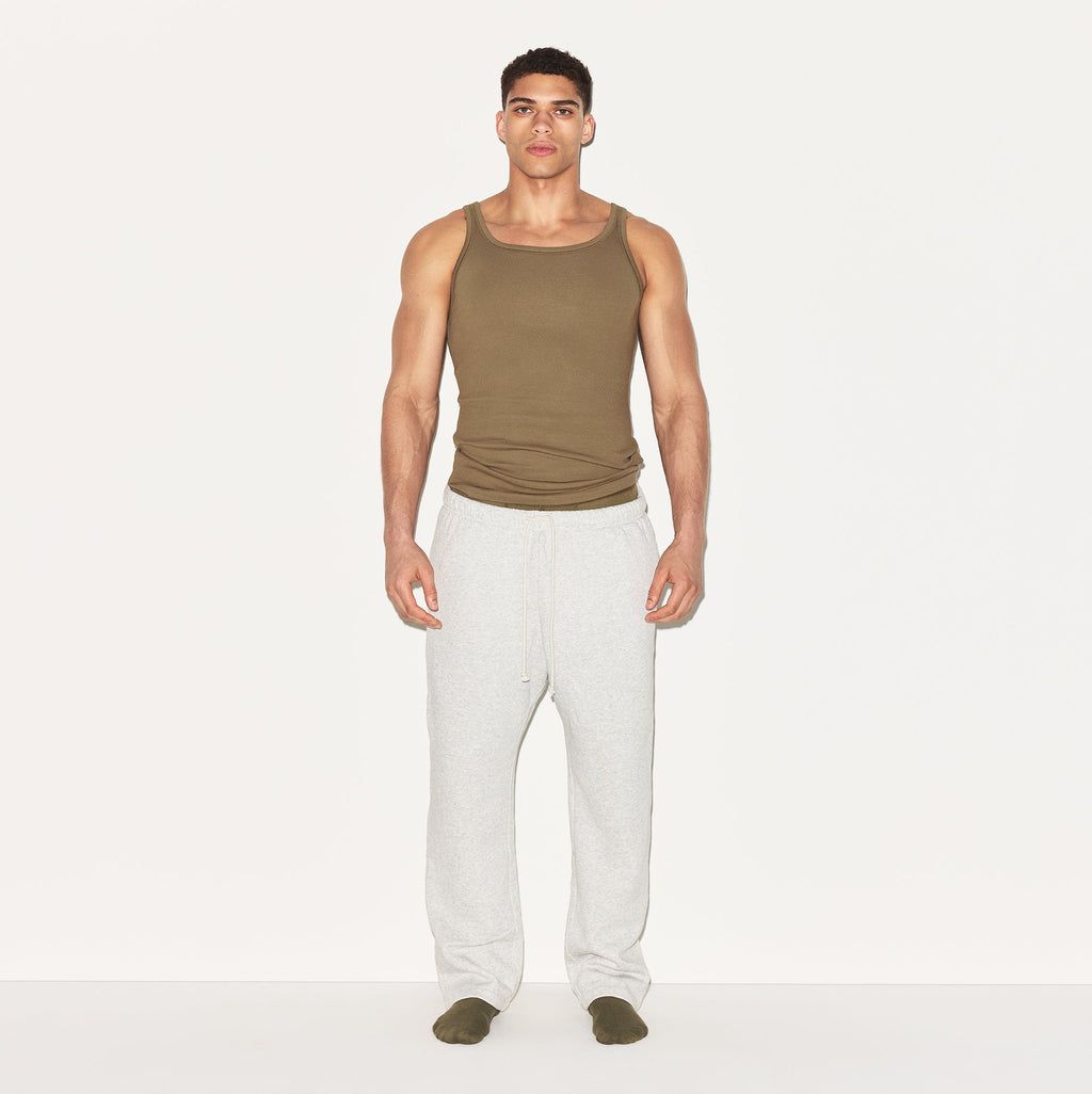 SKIMS COTTON MENS RIB TANK 3-PACK | ARMY MULTI