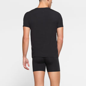 SKIMS STRETCH MENS T-SHIRT 3-PACK | OBSIDIAN