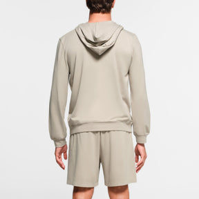 JERSEY LOUNGE MENS ZIP UP HOODIE | SHALE