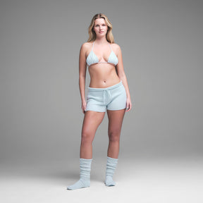 SWEATER KNIT TRIANGLE BRALETTE | CLOUD