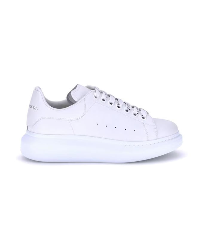 Platform Sole Leather Sneakers