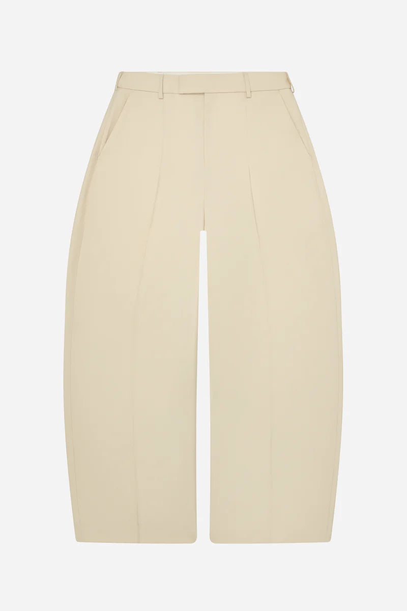 Tailored wide leg trouser