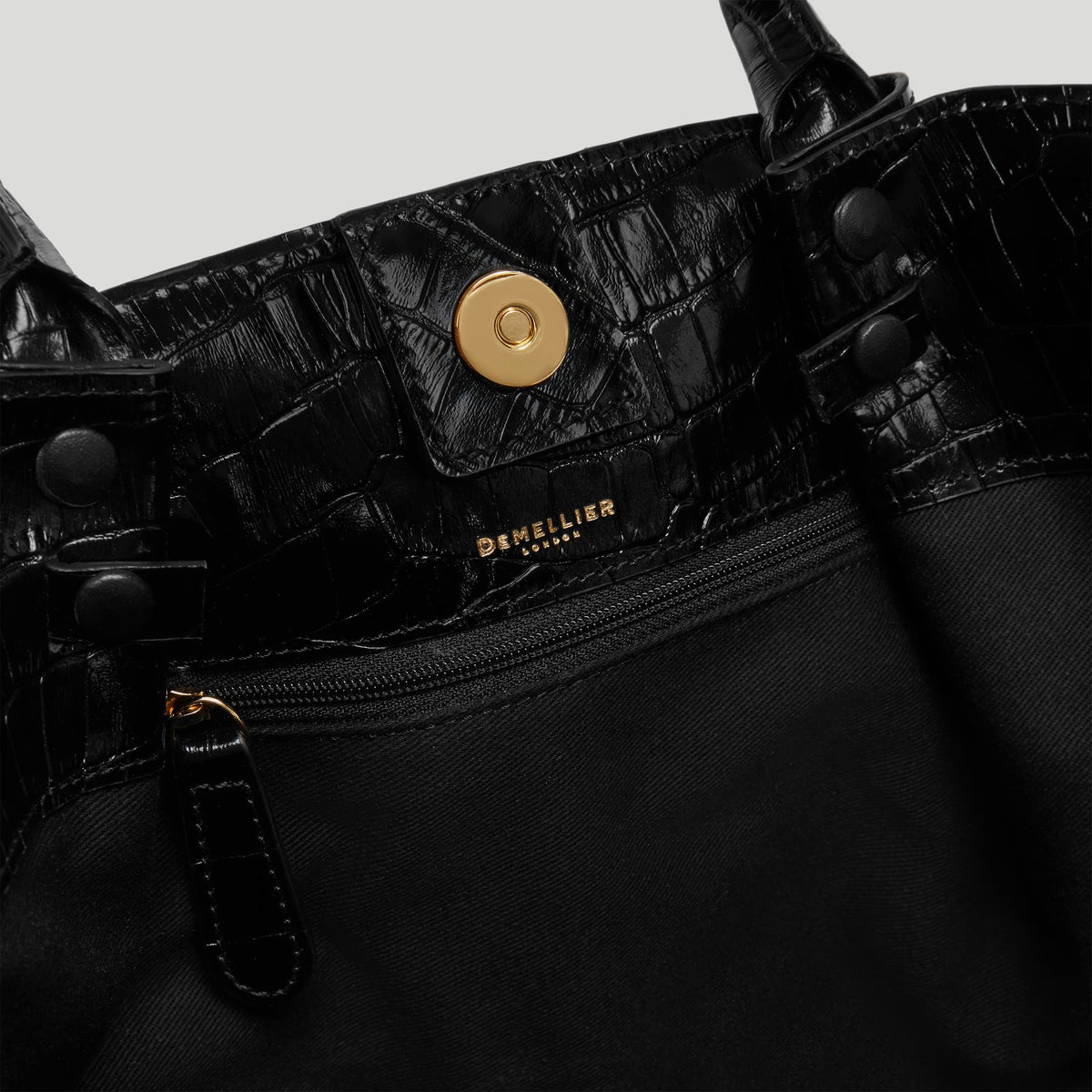 The Midi New York - Black Croc-Effect