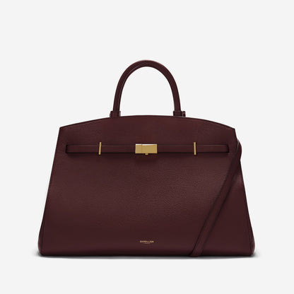 DeMellier The Hudson burgundy small grain
