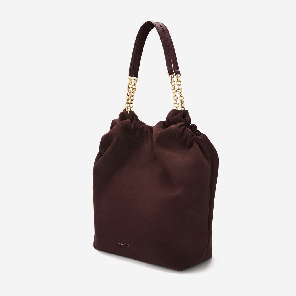 DeMellier The Miami burgundy suede & burgundy smooth