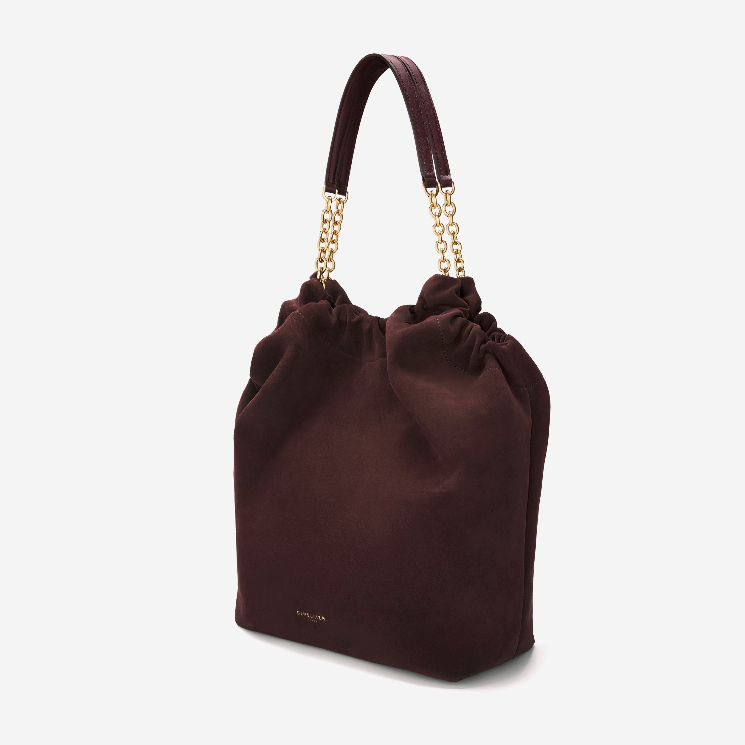 DeMellier The Miami burgundy suede & burgundy smooth