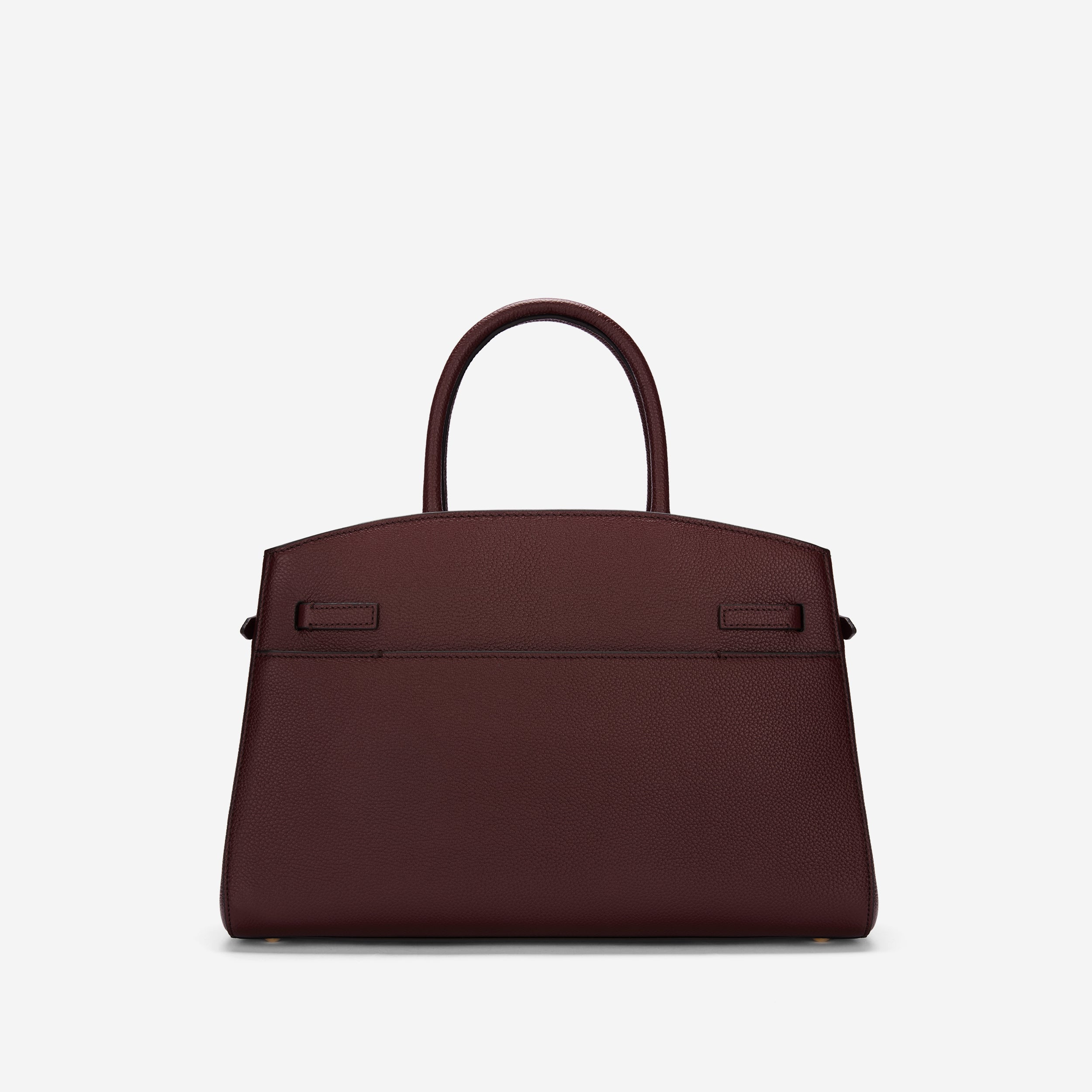 DeMellier The Midi Hudson burgundy small grain