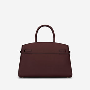 DeMellier The Midi Hudson burgundy small grain