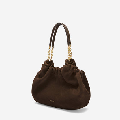 DeMellier The Midi Miami mocha suede & mocha smooth