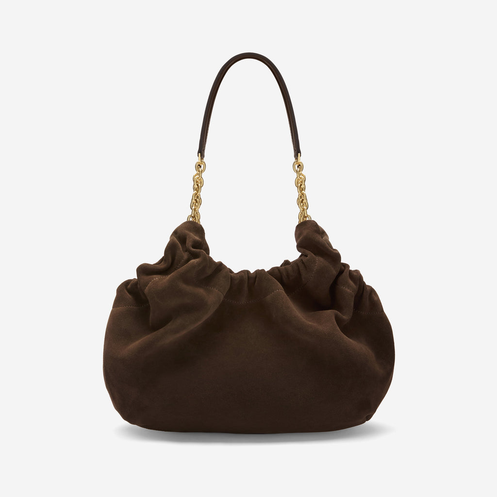 DeMellier The Midi Miami mocha suede & mocha smooth