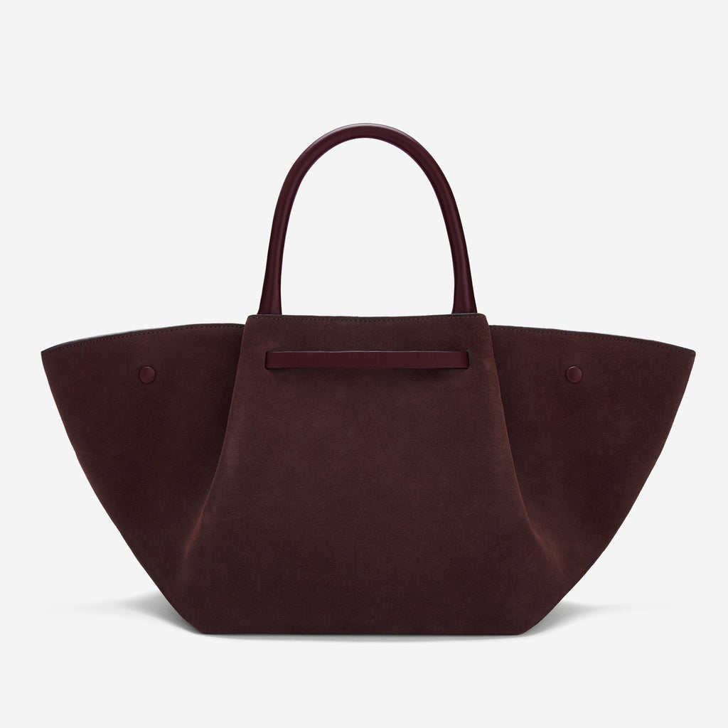 DeMellier The Midi New York burgundy suede & burgundy smooth