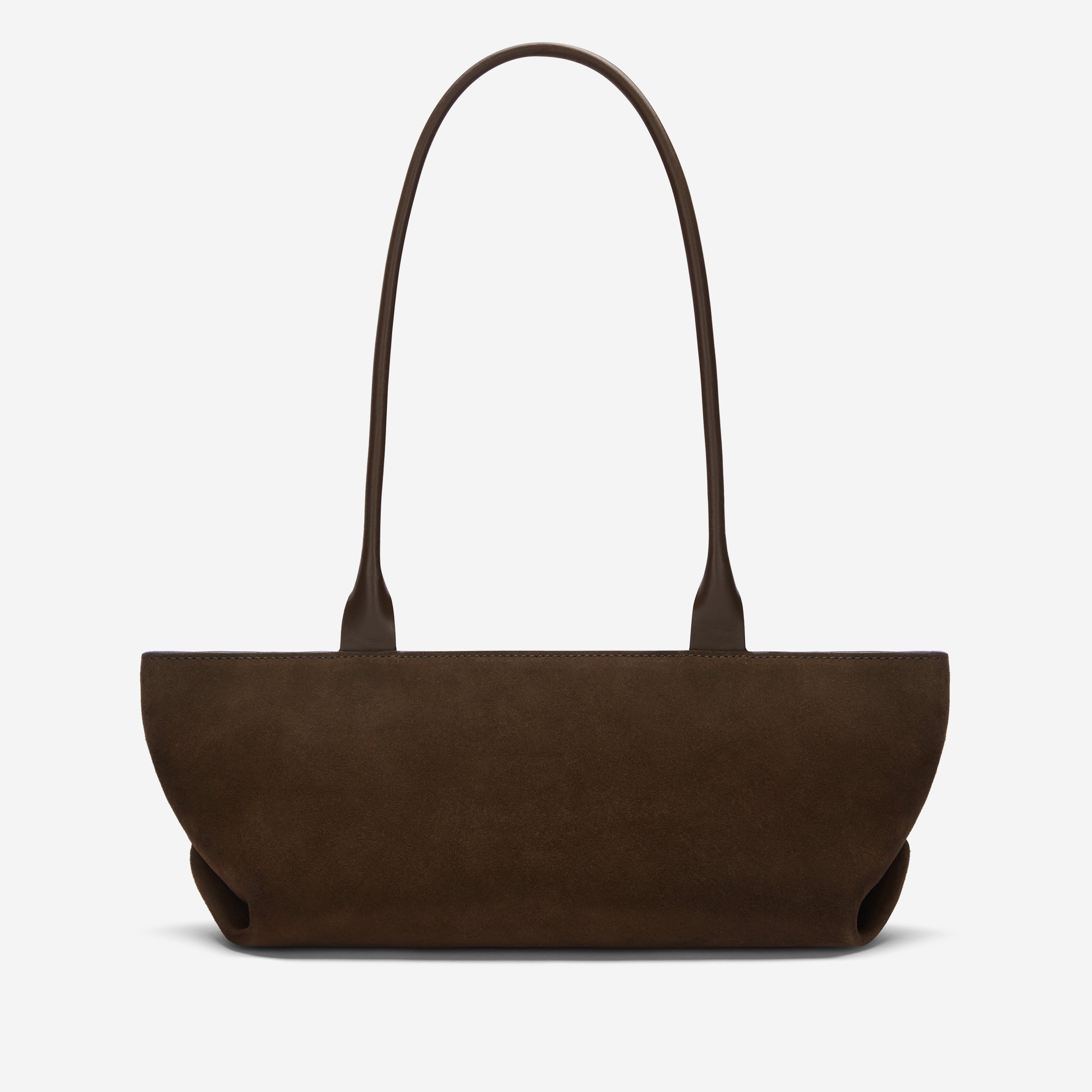 DeMellier The New York tan small grain ecru stitching