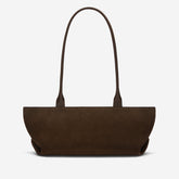 DeMellier The New York Shoulder mocha suede & mocha smooth