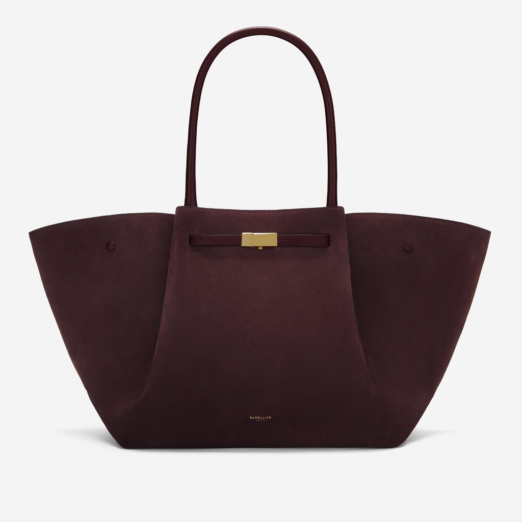 DeMellier The New York burgundy suede & burgundy smooth