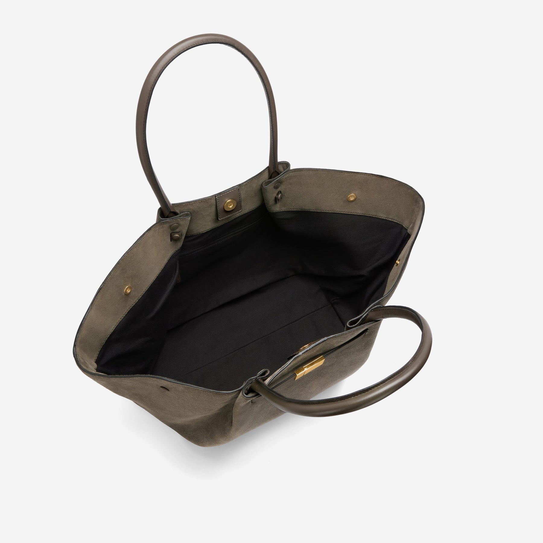 DeMellier The New York deep olive suede & deep olive smooth