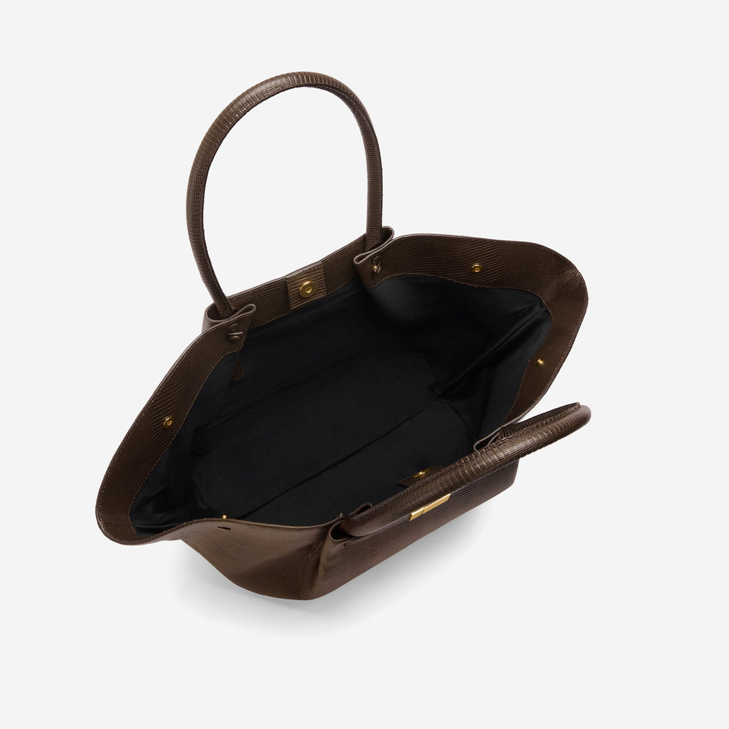 DeMellier The New York espresso lizard effect