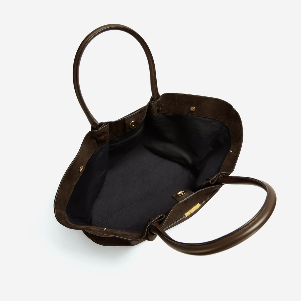 DeMellier The New York mocha suede & mocha smooth