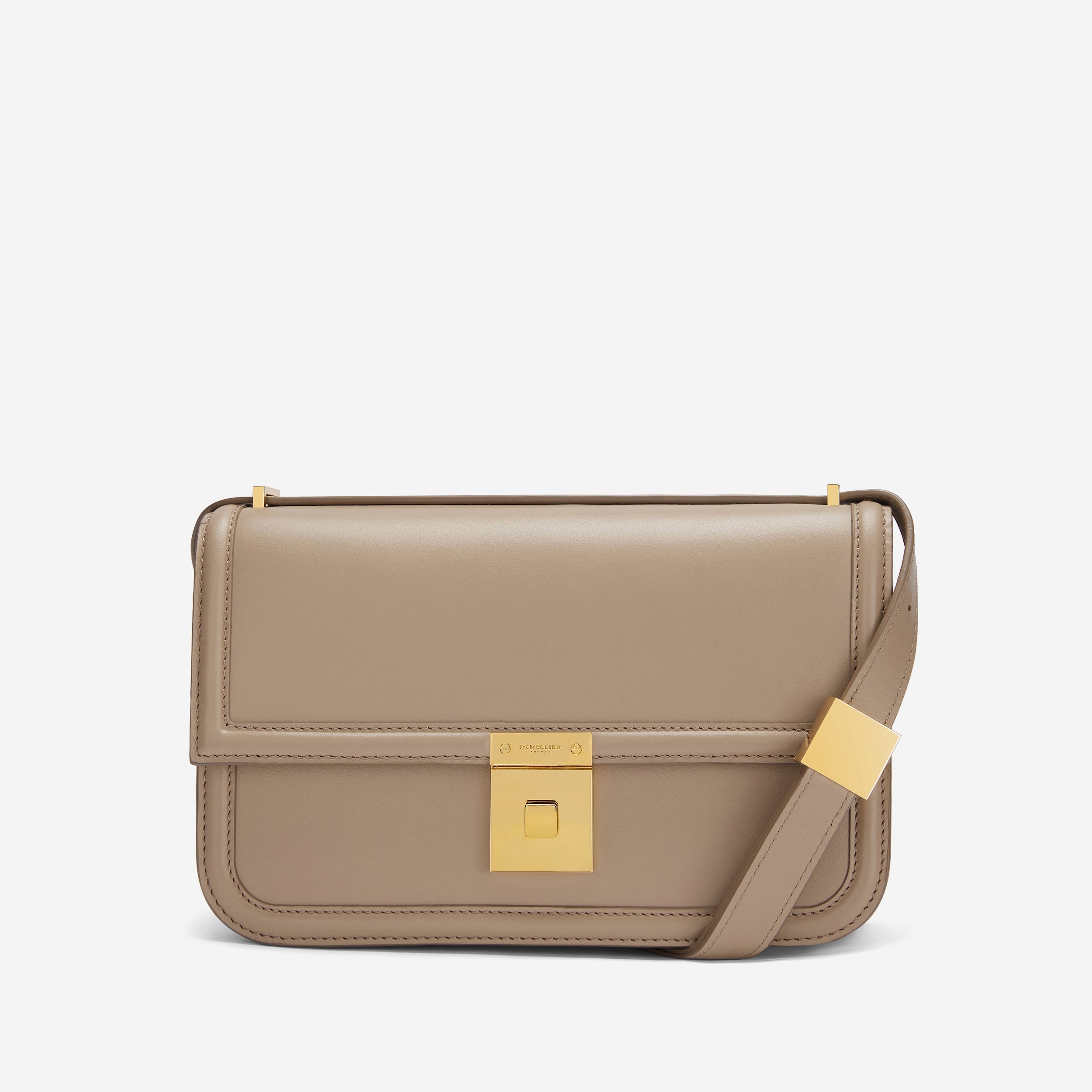 DeMellier The Paris Crossbody dark sand smooth