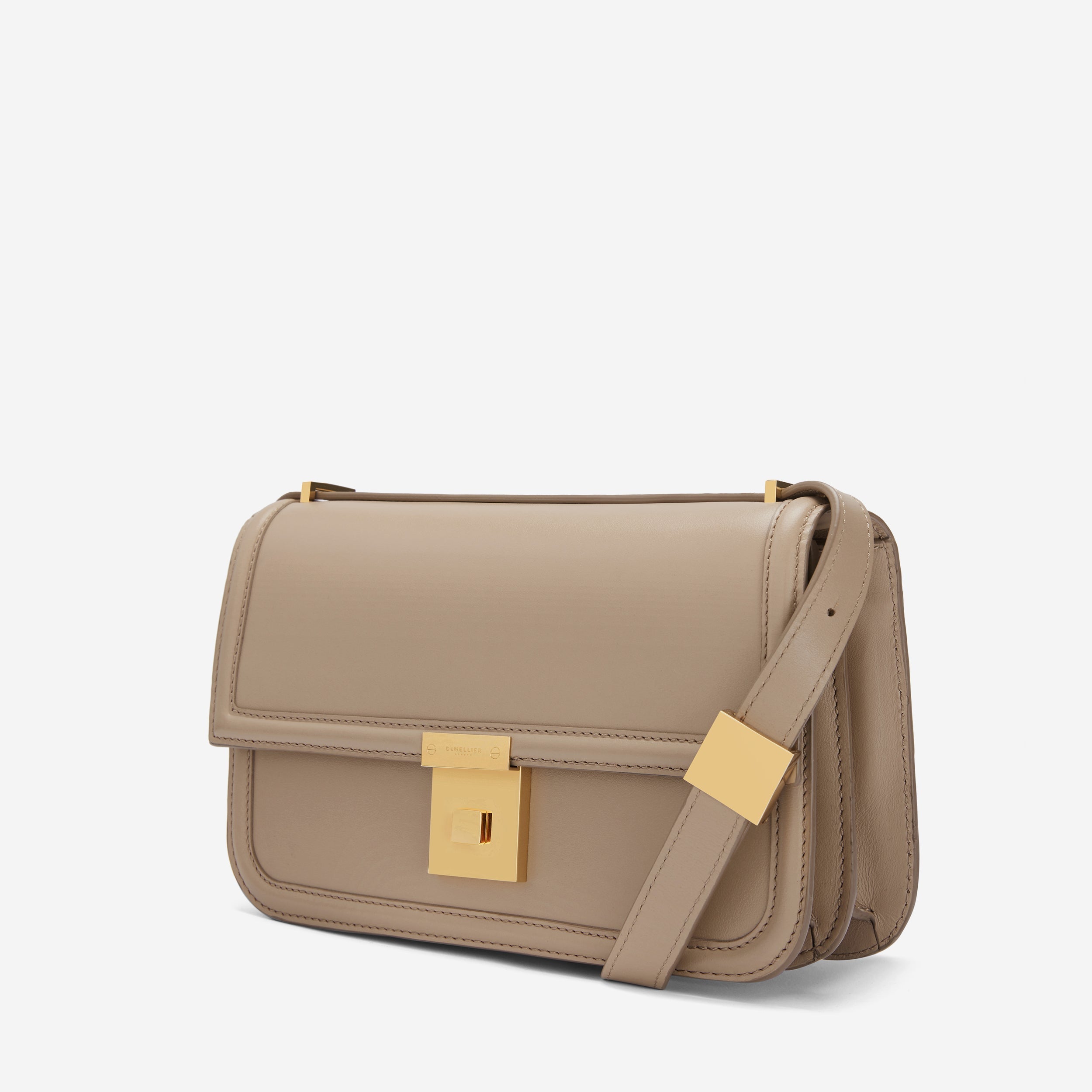 DeMellier The Paris Crossbody dark sand smooth